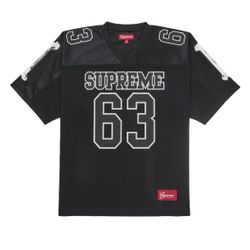 Supreme Bones Football Jersey Black