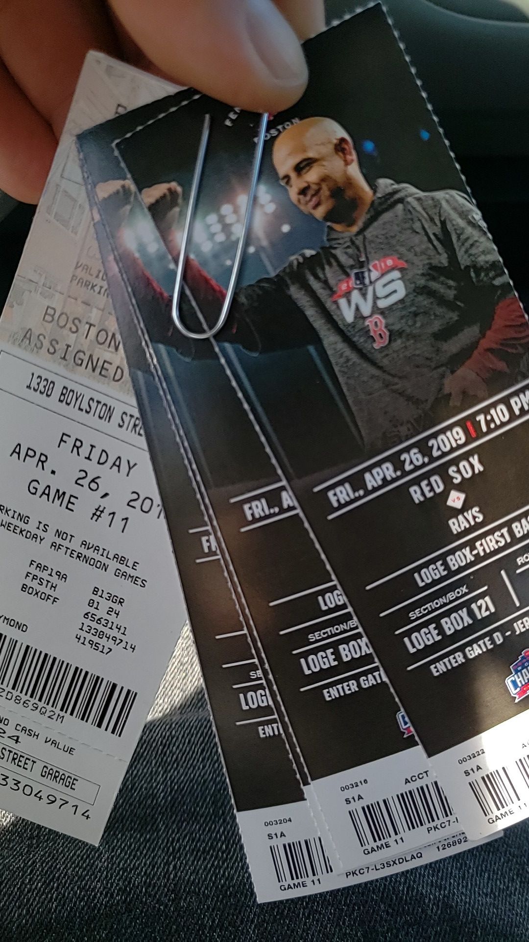 Red Sox tickets