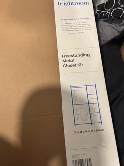 Bright room closet kit
