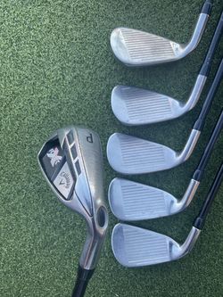 Callaway Razr x 5-P iron set.