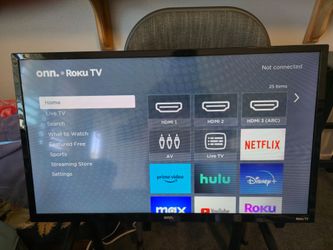 ONN Roku TV Flat Screen Television