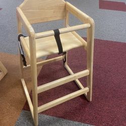 Wood High Chair - 3 