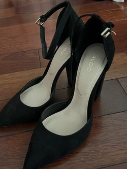 Aldo Nicholes Black Block Heels