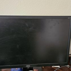 Two AOC Monitors Barely Used. 