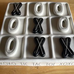 Ceramic Tic Tac Toe Board