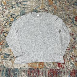 Sonoma Heather Grey Fleece Longsleeve Shirt