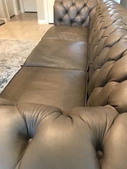 Leather Couch Wessex Sofa From Arhaus Furniture For Sale In Friendswood Tx Offerup