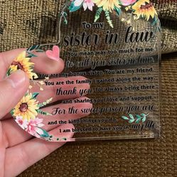 Sister In Law Plaque 