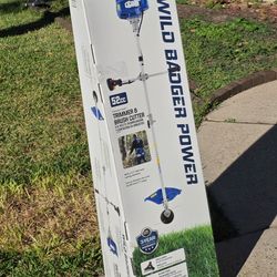 New Wild Badger Power 52 CC Gas 2-Stroke 2-in-1 Brush Cutter and String Hand Held Trimmer
