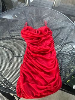 Red dress