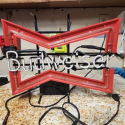 Budweiser Neon Sign Non Working
