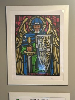 Seahawks Ames Bros Limited Edition Poster