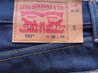 501 Levi’s 36x34