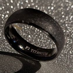 Pj Titanium Black Ring 