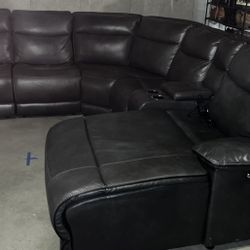 Charcoal Gray Sectional 