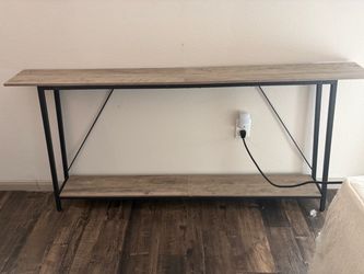 Console Table with Bottom Shelf