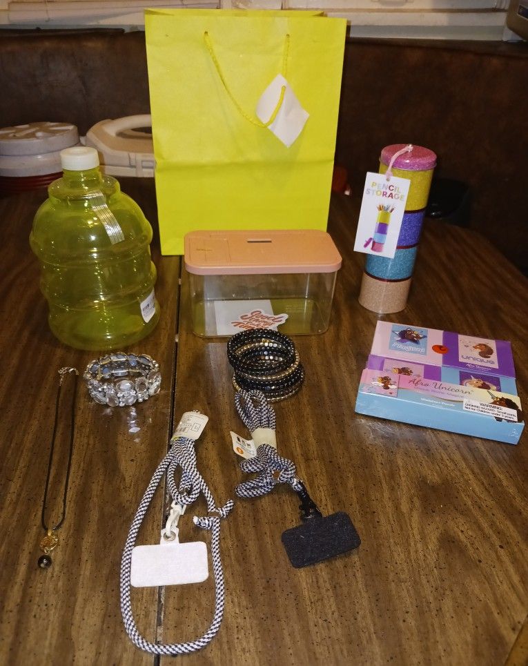 Women's jewelry, cell phone timer cage, & more grab bag all Brand New