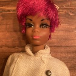Vintage Nurse Barbie Diahann Carroll Julia 1968 Mattel Red Hair