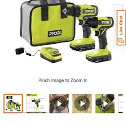 Ryobi Drill And Impact Combo