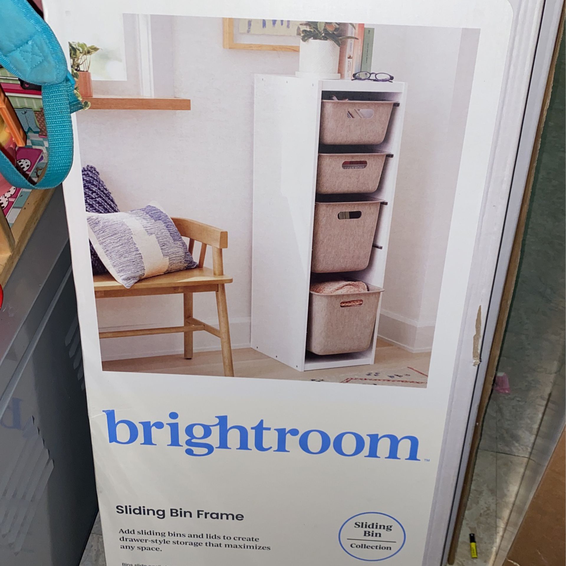 Short Sliding Bin Cube - Brightroom™ : Target