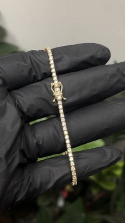 14K Gold Tennis Bracelet