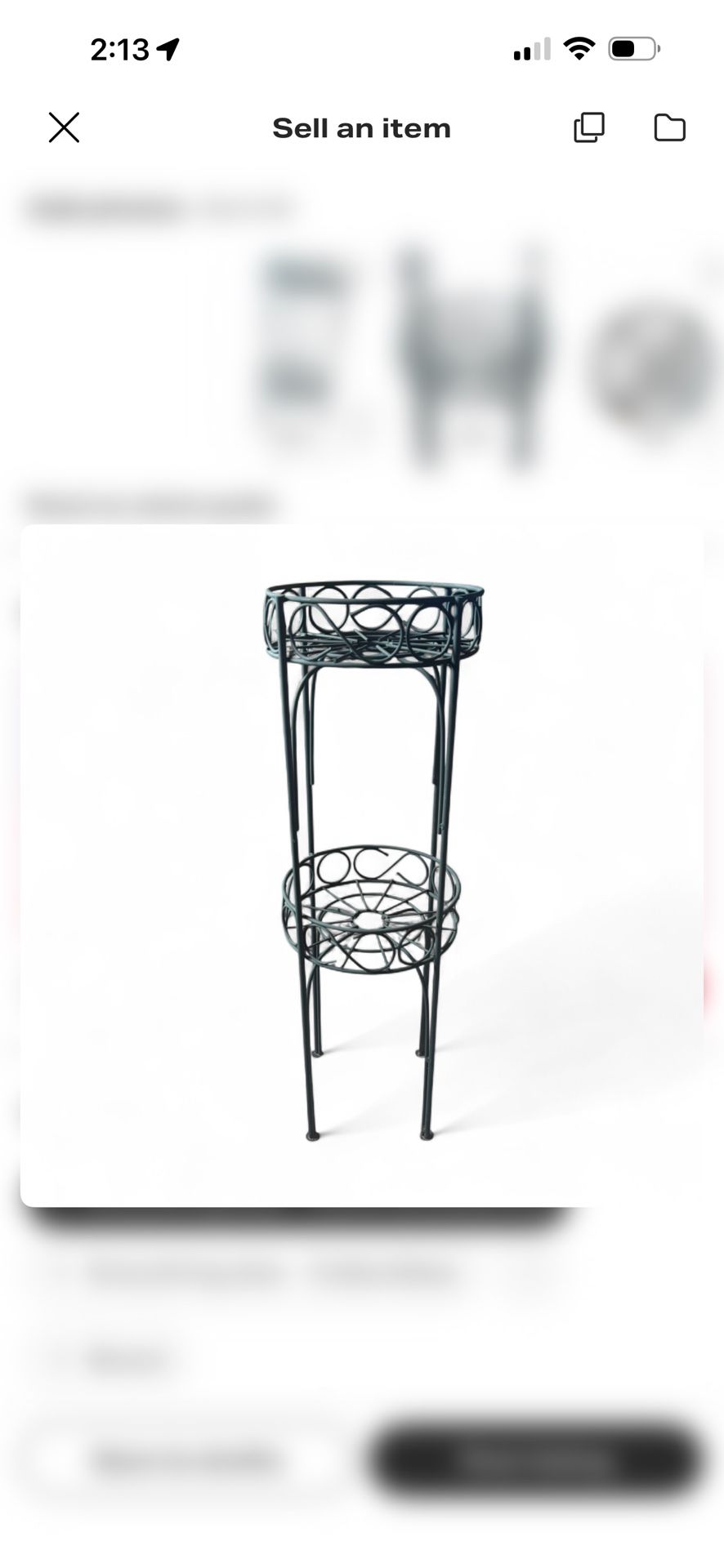 2 Tier Plant Stand
