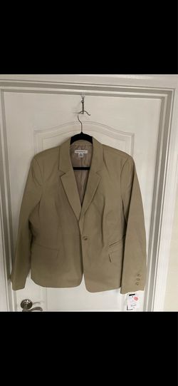 Beige Liz Claiborne blazer  lined interior