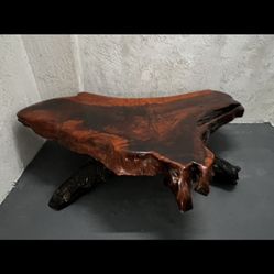 Natural Wood Table Huge Coffee Table driftwood Wooden Living Room Office Chair 