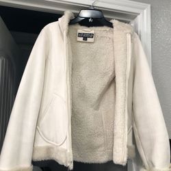 Ladies White Coat Size Medium