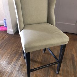 Gray Bar Stool 