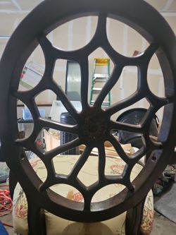 Antique spider back chair