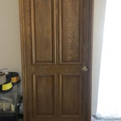 Door, Cabinets, Roll Top Desk, Gas Stove