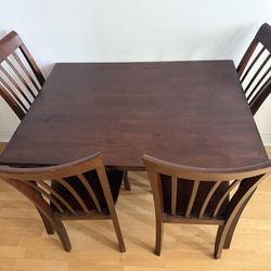 Dining Room Table With 4 Chairs 