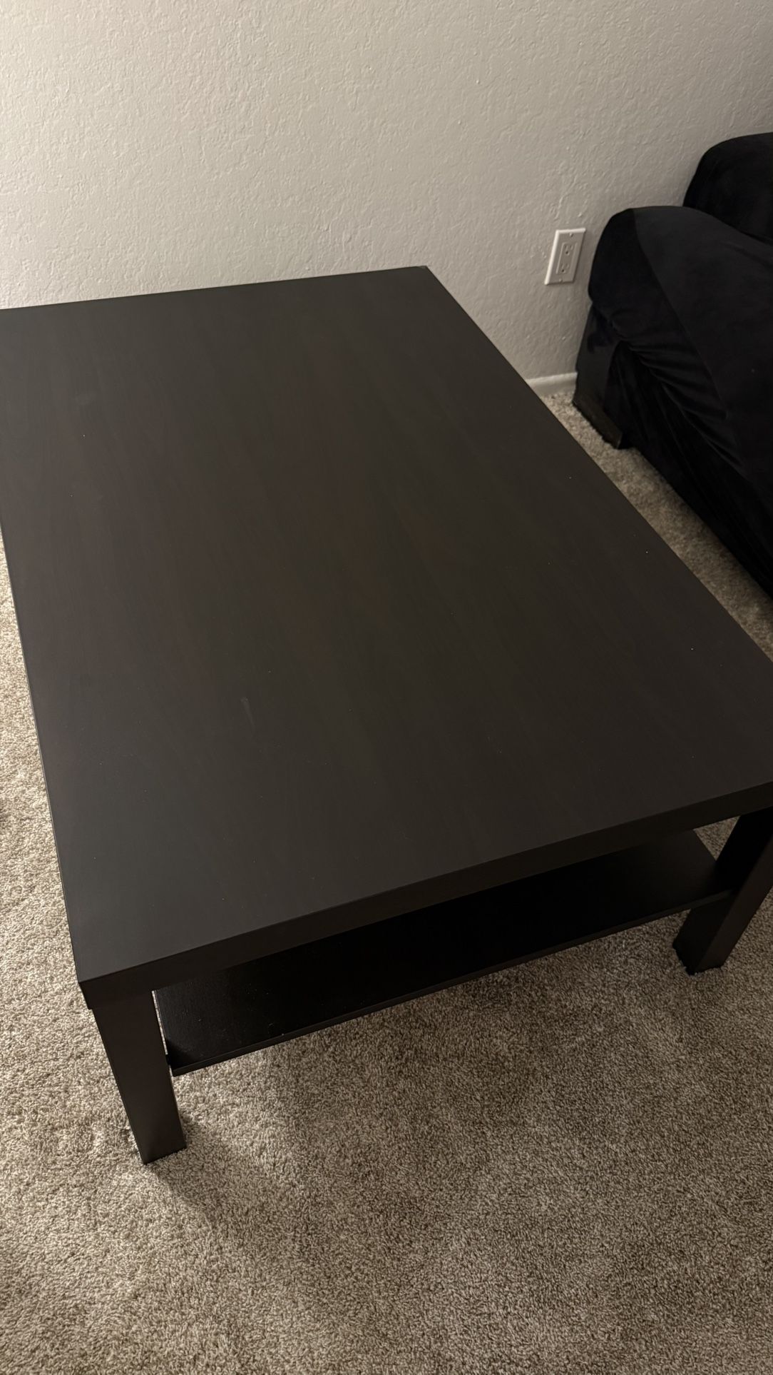 IKEA Black Squared Coffee Table