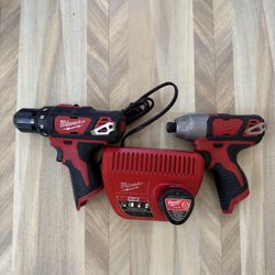 Milwaukee M12 Drill And Impact 