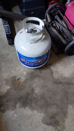 Empty Propane Gas Tank