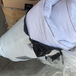 White blanket cushion