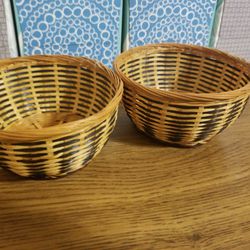 Wicker Bowls From The People Republic Of China
