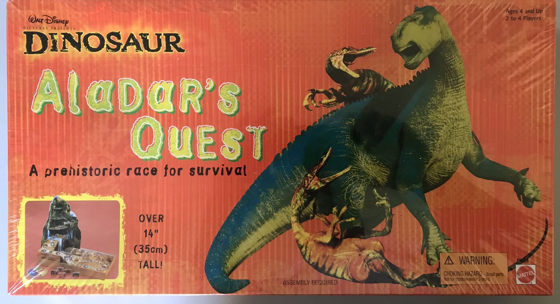 Walt Disney Aladar’s quest dinosaur board game