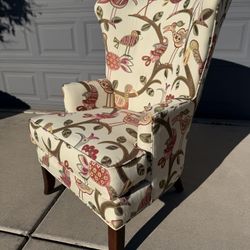 Designer Fairfield Wingback Chair – Custom Upholstered – Like New