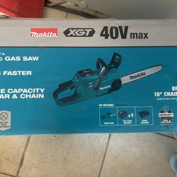 Makita (GCU06T1) 4OV MAX XGT 18 In.5.0Ah Chainsaw Kit