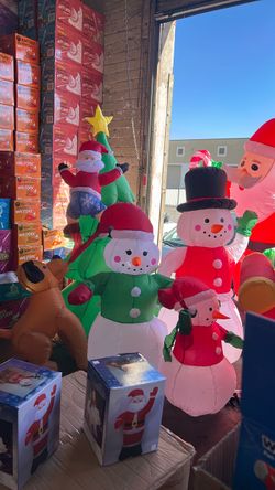 Christmas The Inflatable Santa Claus