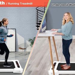 
New Go Youth 2 in 1 Under Desk Treadmill, Black