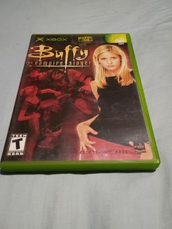 Original Xbox only on Xbox Buffy the vampire Slayer complete works no offers no trades 75th Ave Indian School serious buyers only please