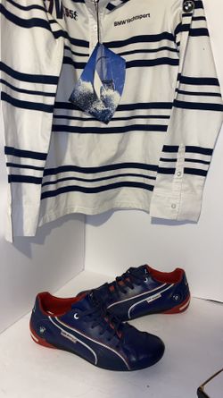 BMW Puma driving shoes size 9 with shirt