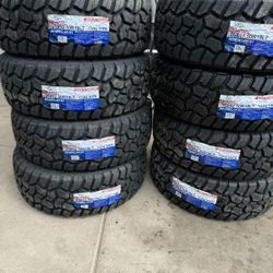 
35/12.50/18 LT RT Tires Installed And Balanced/ Instaladas Y Balanceadas