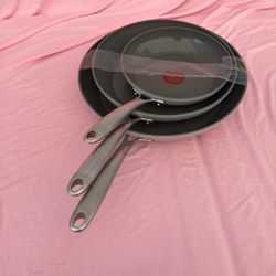 🔥 T-fal Nonstick Frying Pan Set (3 pcs) – Induction Ready