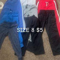 Size 8 Boys Joggers