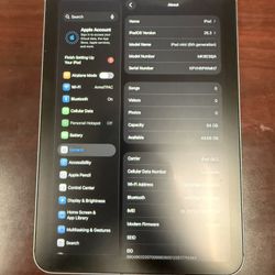 Like New iPad Mini 6th Generation Cellular Unlocked 