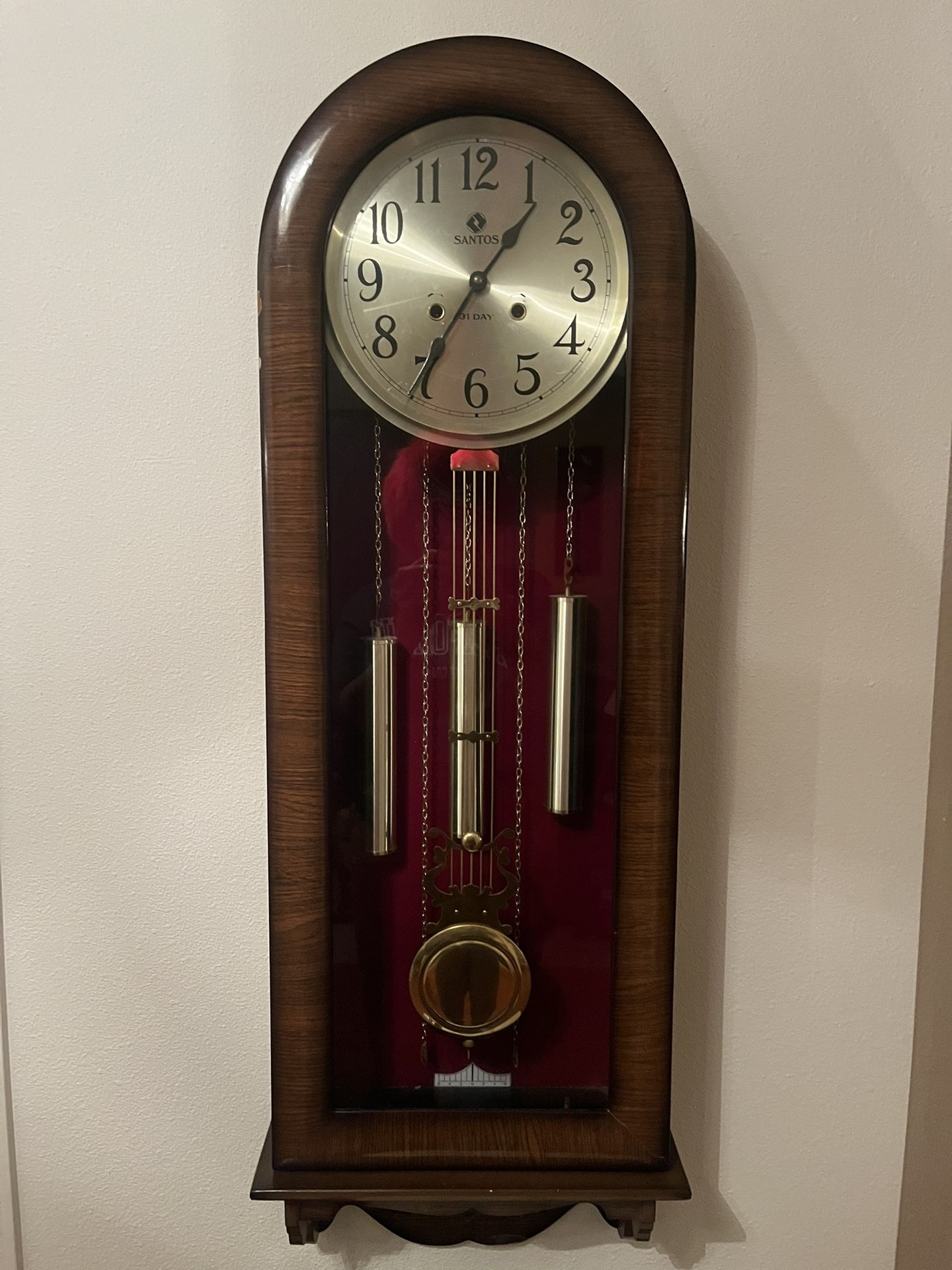 Vintage Santos Grandfather Clock